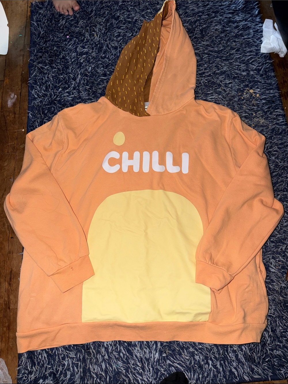 CHILLI Peach & Cream Graphic Hoodie